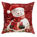 Christmas Pillowcase Set by Ljojo - Festive Sofa Cushion Covers for Home Decor