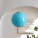 Italian Glass Macaron Color Pendant Light | Personalized Spherical Bubble Lamp by Ljojo