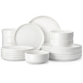 Ljojo 18/36-Piece Ceramic Dinnerware Set for 6/12, Plates, Bowls, Tableware
