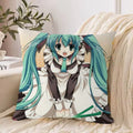 Ljojo 40*40 Hatsune Miku Pillow Cover Set for Stylish Bed Decor