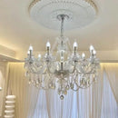 French Crystal Chandelier: Elegant Glass Pendant Lights for Living Room by Ljojo