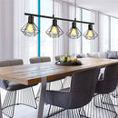 Ljojo Metal Wire Cage Pendant Light Cover Industrial Style for Ceiling Hanging Lamp