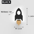LED Wall Lamp Nordic Moon Star Model Wall Light Home Decor Bedroom Sconce by Ljojo.