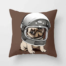 Cute Pug Bulldog Pillowcase for Living Room Decor - Ljojo Home Decor