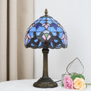 Baroque Pattern Stained Glass Table Lamp by Ljojo - Handmade Modern Style for Home and Office