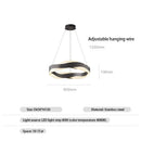 Modern Pendant Light Lamp Led Nordic Hanging Suspension for Bedroom Living Room by Ljojo