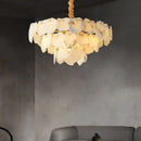 Marble Led Chandelier For Living Room - Elegant Nordic Pendant Light by Ljojo