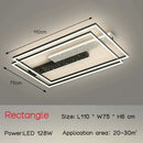 Ljojo Modern Minimalism Dimmable Led Ceiling Lights for Living Dining Room Bedroom Home Decor