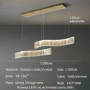 Ljojo Luxury Crystal Chandeliers | LED Pendant Lights for Dining & Restaurant