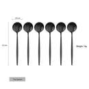 Ljojo Mini Stainless Steel Tea Spoon Set for Coffee, Tea, and Sauces