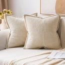 Boho Striped Pillow Covers for Sofa Bed Living Room Decor - Ljojo