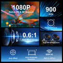 Ljojo™ Magcubic Ultra Short Throw Projector 900 ANSI 8K Electronic Focus WiFi6 Voice