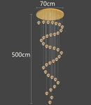 Ljojo LED Pendant Chandeliers: Modern Lighting for Living Room and Staircase