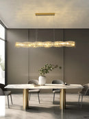 Ljojo Luxury Crystal Chandelier: Modern High-end Dining Table Light Fixture