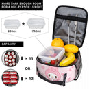 Ljojo Melody Insulated Lunch Bag - Reusable Thermal Cooler for School and Work