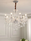 Ljojo LED Crystal Chandelier Light Luxury for Living, Dining, Bedroom & Shop