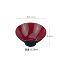 Ljojo Melamine Bowl Set for Tableware - Durable, Large Capacity, Imitation Porcelain Style