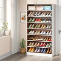 Ljojo™ 9-Tier Wood Shoe Storage Cabinet for 40-45 Pairs, 70.8'' Tall with Open Shelves