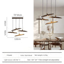 Modern Minimalist Art Design LED Chandelier Wabi-sabi Solid Wood Pendant Light by Ljojo