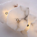 Ljojo Luxury Marble Wall Light: Modern Designer LED Living Room Decor