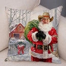 Christmas Santa Claus Pillowcase - Ljojo Christmas Day Party Sofa Decoration Gift
