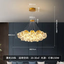 Nordic Starlit Sky Glass Ceiling Chandelier for Child Bedroom Dining Room by Ljojo
