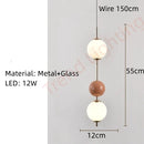 LED Pendant Light White Glass Ball Hanging Lamp 4000K for Dining Room Kitchen by Ljojo