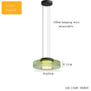 Green Glass Pendant Light in Modern Style by Ljojo - Ideal for Kitchen Island and Dining Room