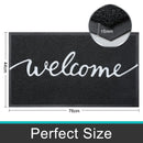 Ljojo Low Profile Welcome Mat - Indoor & Outdoor Non-Slip Door Mat