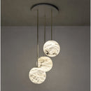 Ljojo Marble Pendant Light: Nordic Modern Luxury for Kitchen, Living Room, Bedroom, LED Coffee Shop