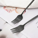 Ljojo Luxury Matte Stainless Steel Cutlery Set - 16 Piece Kitchen Tableware Silverware Set