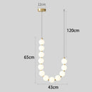 Ljojo LED Pendant Chandeliers Staircase Lighting for Modern Living Room Decor