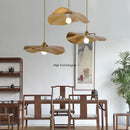 Ljojo Lotus Leaf LED Chandelier: Modern Nordic Style Pendant Light for Home Interior