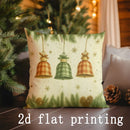 Christmas-themed Ljojo Pillow Covers for Sofa, Bedroom, Car - Rectangular Cushion