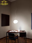 Italian Design Minimalist Pebble Pendant Lights LED E27 Glass Hanging Lamp - Ljojo