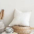 Ljojo Linen Fringed Cushion Cover for Home Decor on Bed Sofa Couch