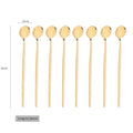 Ljojo Long Handle Stainless Steel Spoon Set