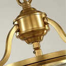 American Country Hanging Lamp Bronze Glass Chandeliers For Living Room by Ljojo