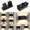 Aluminum LED Wall Lamp Outdoor Waterproof IP65 Porch Garden Light 12W24W Living Room Street Lighting by Ljojo