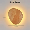 LED Wood Wall Lamp Modern Nordic Style Bedroom Stair Light by Ljojo