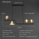Nordic Glass Ball Pendant Lights: Long LED Chandeliers by Ljojo