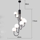 Ljojo LED Pendant Chandelier for Modern Home Decor and Indoor Lighting