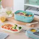 Ljojo Double-Layer Insulated Oval Lunch Box for Fresh Meals