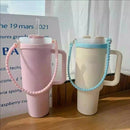 Ljojo 30/40 oz Silicone Tumbler Handle - Portable Cup Strap for Stanley Cup