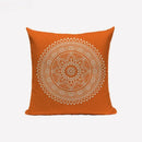 Ljojo Mandala Boho Retro Designer Linen Cushion Cover 45*45cm for Sofa