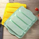 Ljojo 4-Grid Silicone French Bread Baking Mold - Nonstick Baguette Tray