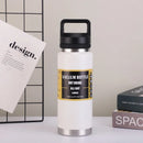 Ljojo 304 Stainless Steel Thermos Bottle, Portable Hot Cold Drinking Water Bottle for Outdoor Activities