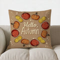 Autumn Pumpkins Decorative Throw Pillow Cover by Ljojo - for Sofa, Bedroom, Car