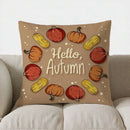 Autumn Pumpkins Decorative Throw Pillow Cover by Ljojo - for Sofa, Bedroom, Car