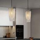 French Retro Copper Beaded Chandelier Bar Counter Pendant Lighting by Ljojo